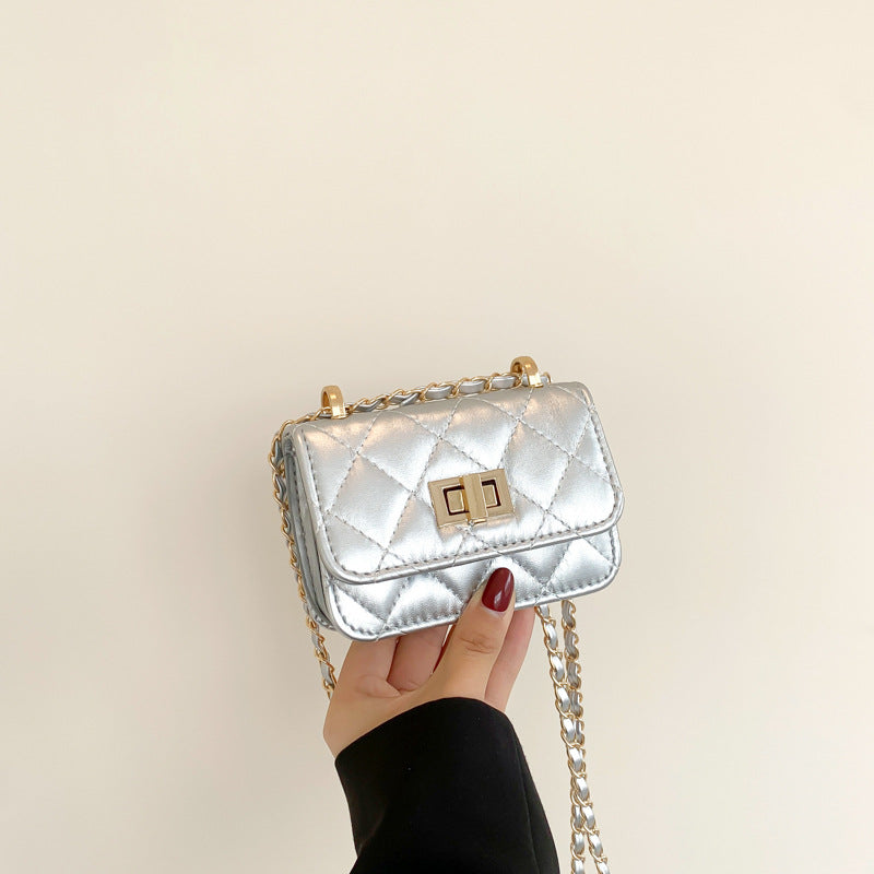 Fashionable Lock-Clasp Chain All-Match Crossbody Bag For Women