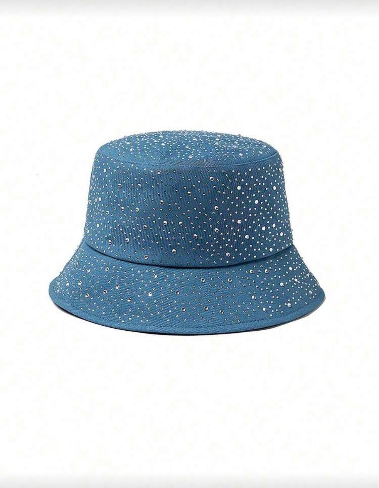 Blue Sparkle Bucket  Hat